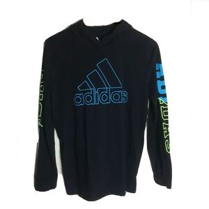 EUC- Adidas Youth XL Cotton T- Shirt Hoodie